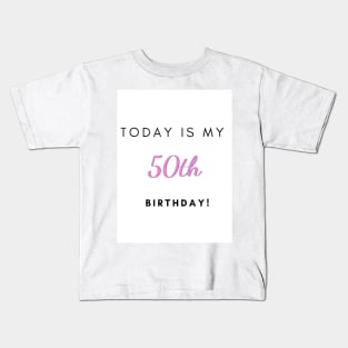 50th birthday Kids T-Shirt